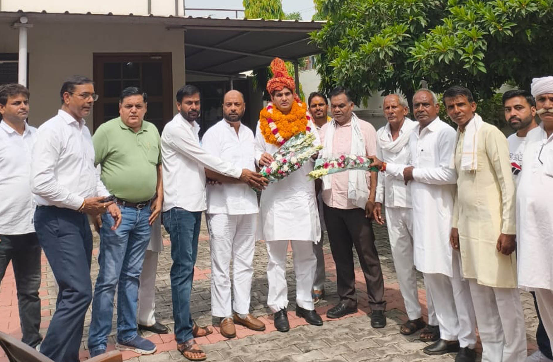 कांग्रेस नवयुक्त जिला अध्यत्र नेत्रपाल अधाना