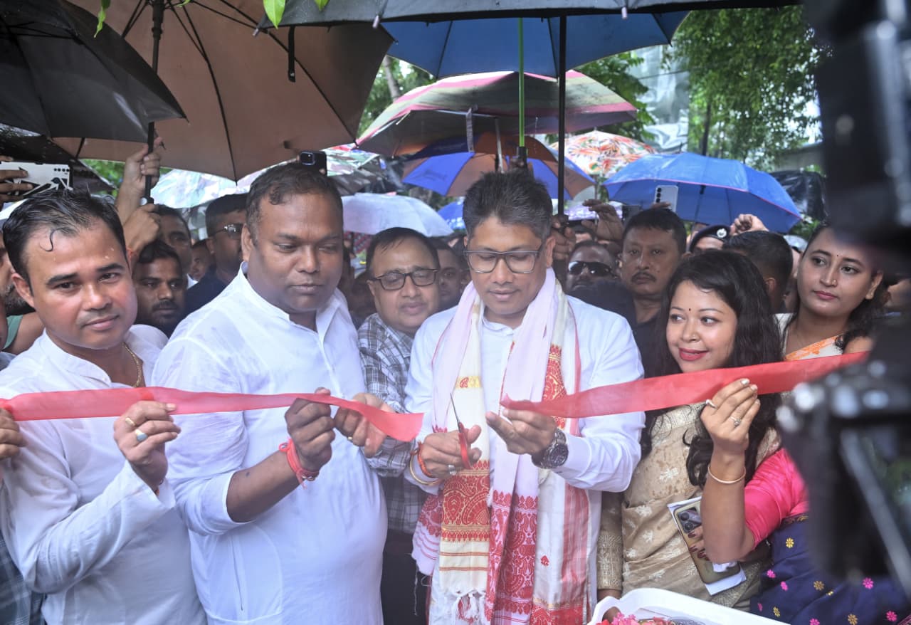 Minister Pijush Hazarika Inaugurating Co-District Commissioner’s Office in Rangapara.