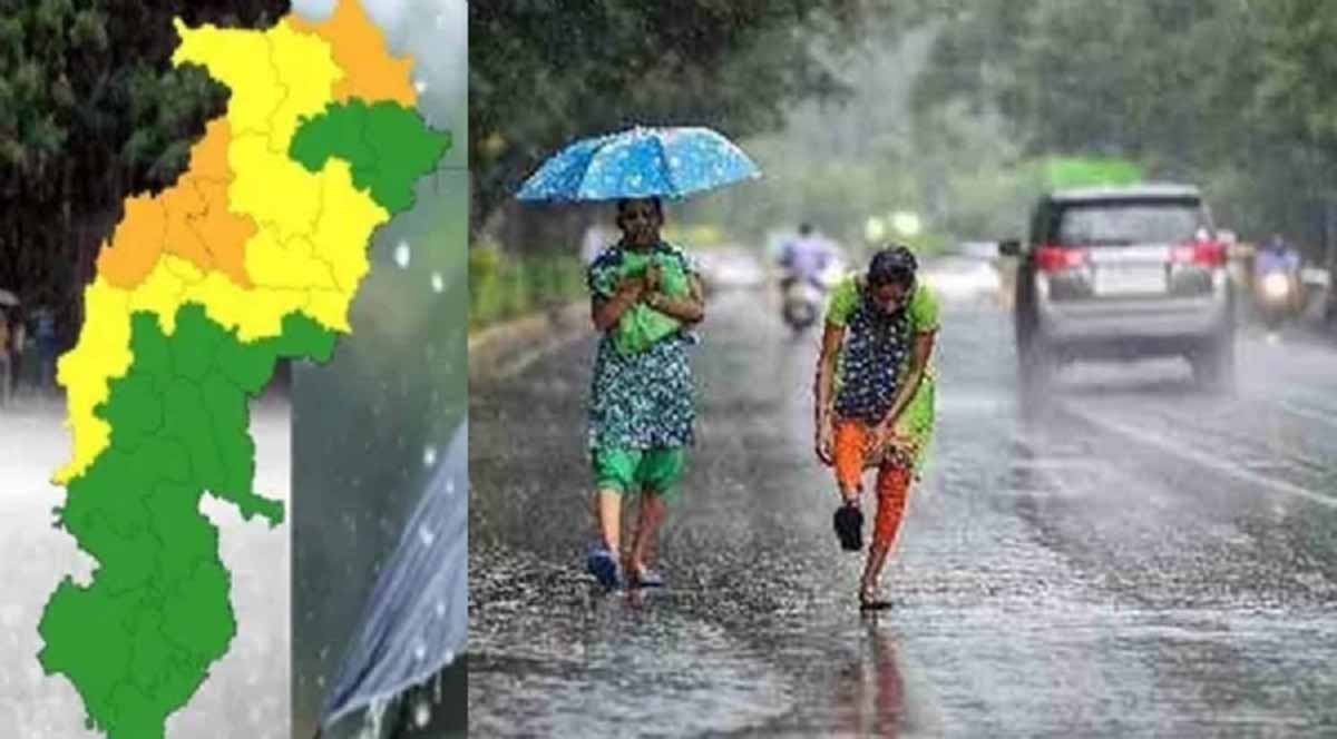 छत्तीसगढ़ में बारिश फाइल फाेटाे