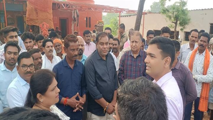 आयोजन स्थल तथा तैयारियों का  जायजा