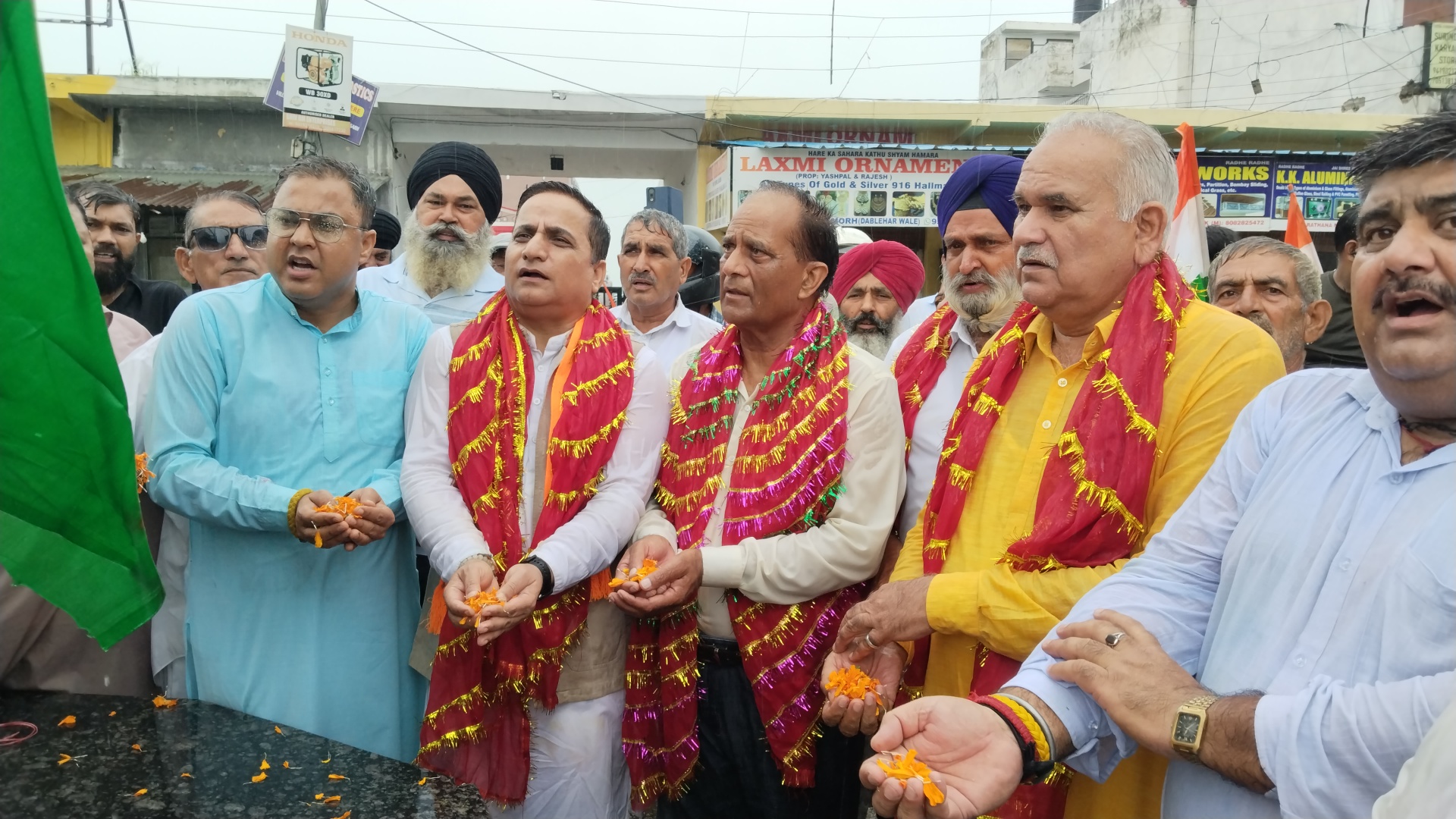Tiranga Yatra held in R S Pura, Martyr Gurnam Singh  remembered