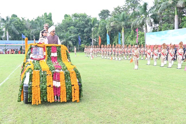 महाप्रबंधक परेड निरीक्षण