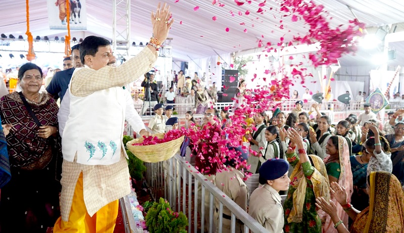 भगवान परशुराम की जन्मस्थली जनापाव में आयोजित श्रीकृष्ण पर्व कार्यक्रम