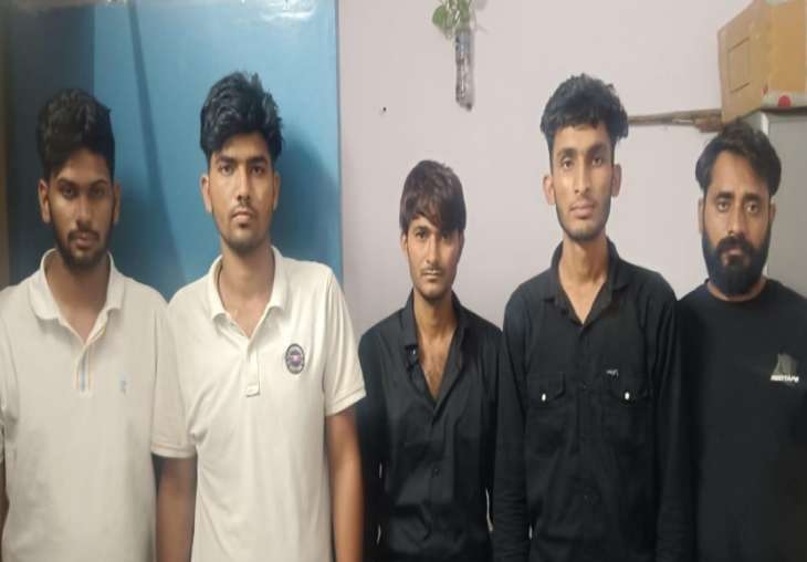 युवक का अपहरण कर फिरौती मांगने वाले पांच बदमाशों को धर—दबोचा