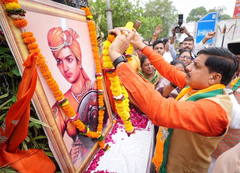मुख्यमंत्री डॉ. मोहन यादव ने वीरांगना रानी अवंती बाई की जयंती पर दी श्रद्धांजलि