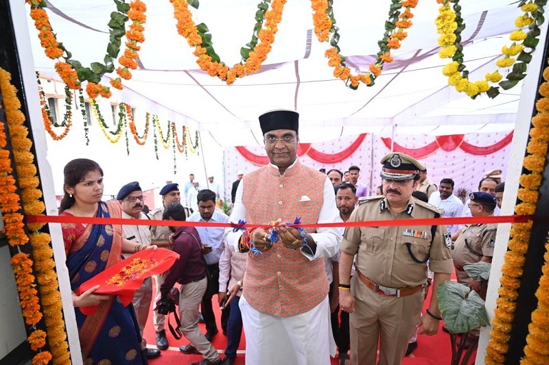 केन्द्रीय जेल भोपाल में नवनिर्मित उच्च सुरक्षा इकाई भवन का लोकार्पण