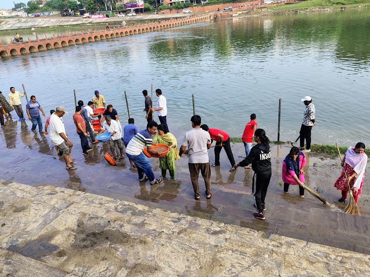 विधायक विपिन जैन के नेतृत्व में चला विशेष शिवना शुद्धिकरण अभियान