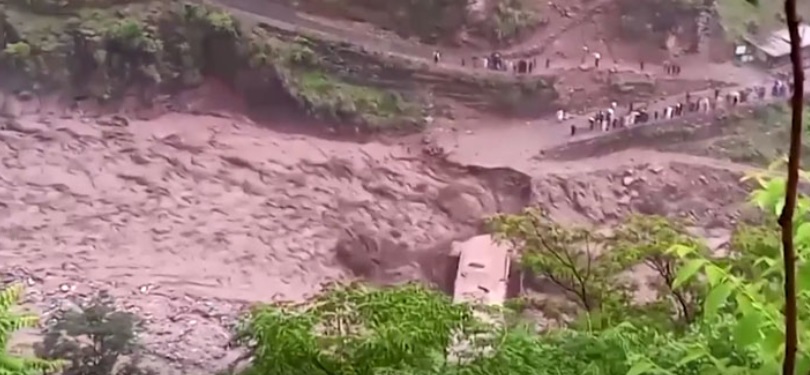 खैबर पख्तूनख्वा में बाढ़ से भारी तबाही हुई है। फोटो-इंटरनेट मीडिया