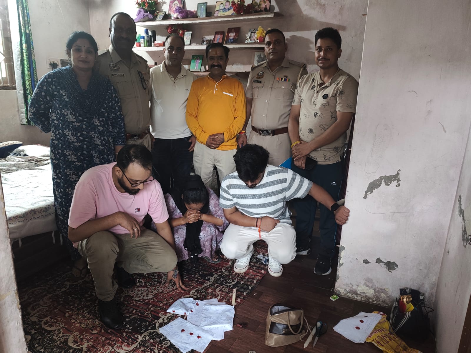 चिट्टे के साथ पकड़े गए आरोपी।