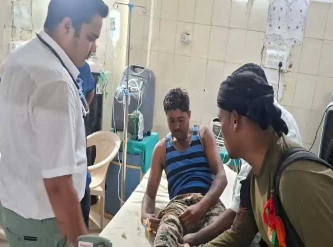 घायल जवान घायल जवान