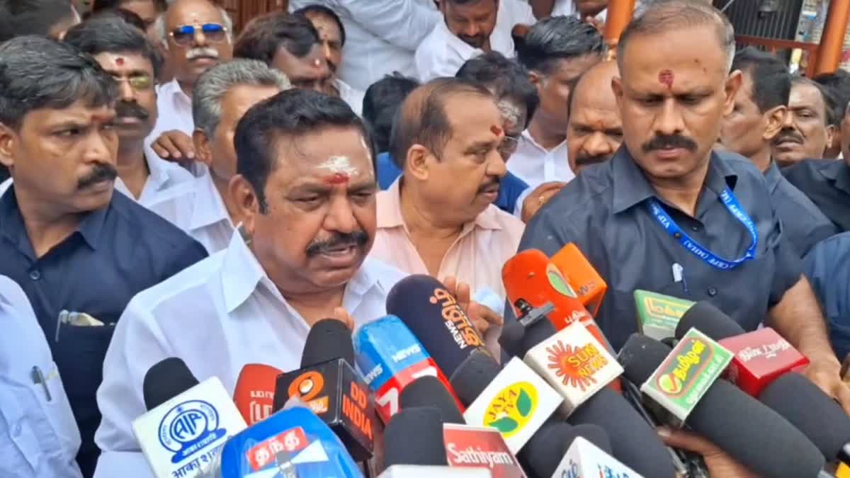 AIADMK General Secretary Edappadi Palaniswami
