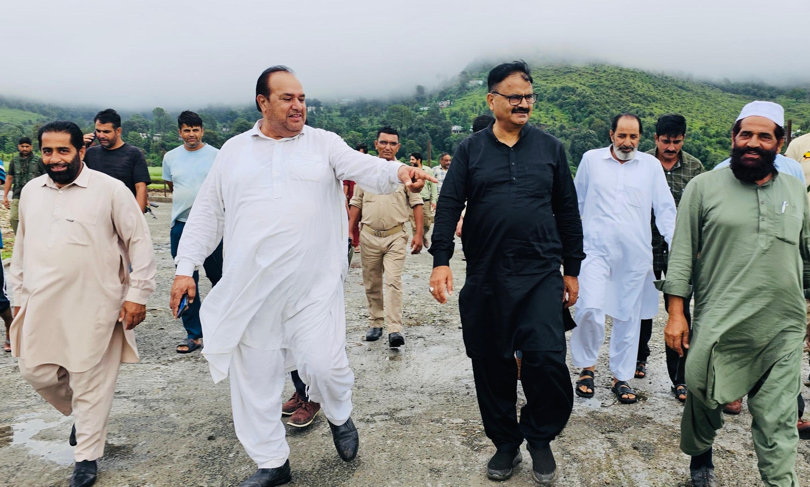 Rana reviews progress of synthetic athletic track at Batidhar