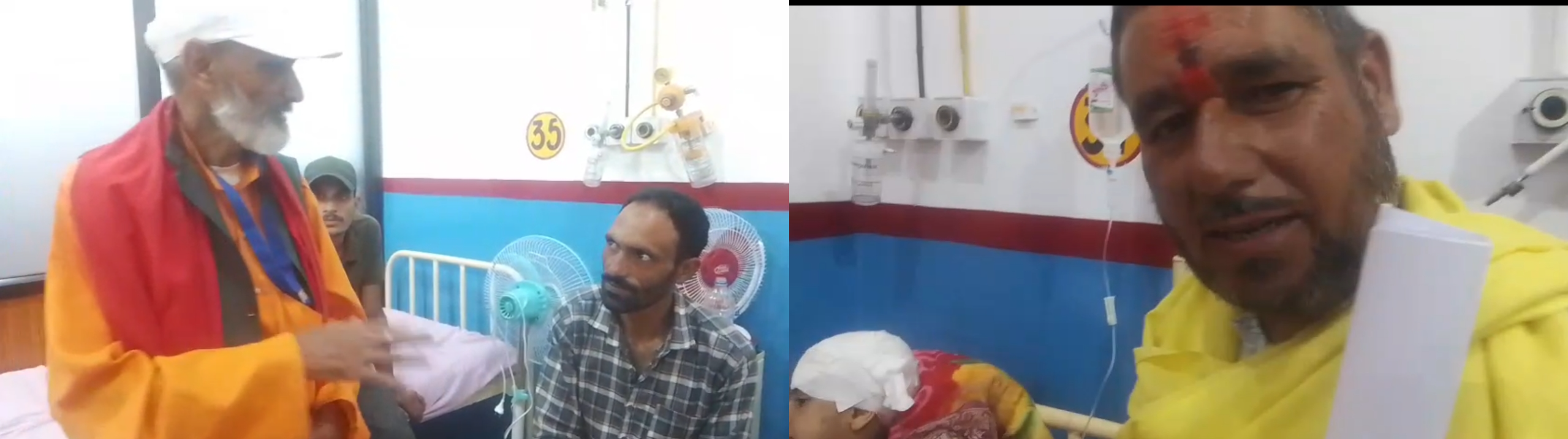 पैंथर्स पार्टी नेताओं ने जीएमसी जम्मू में घायलों का हालचाल लिया, सरकार से मुआवज़े की मांग