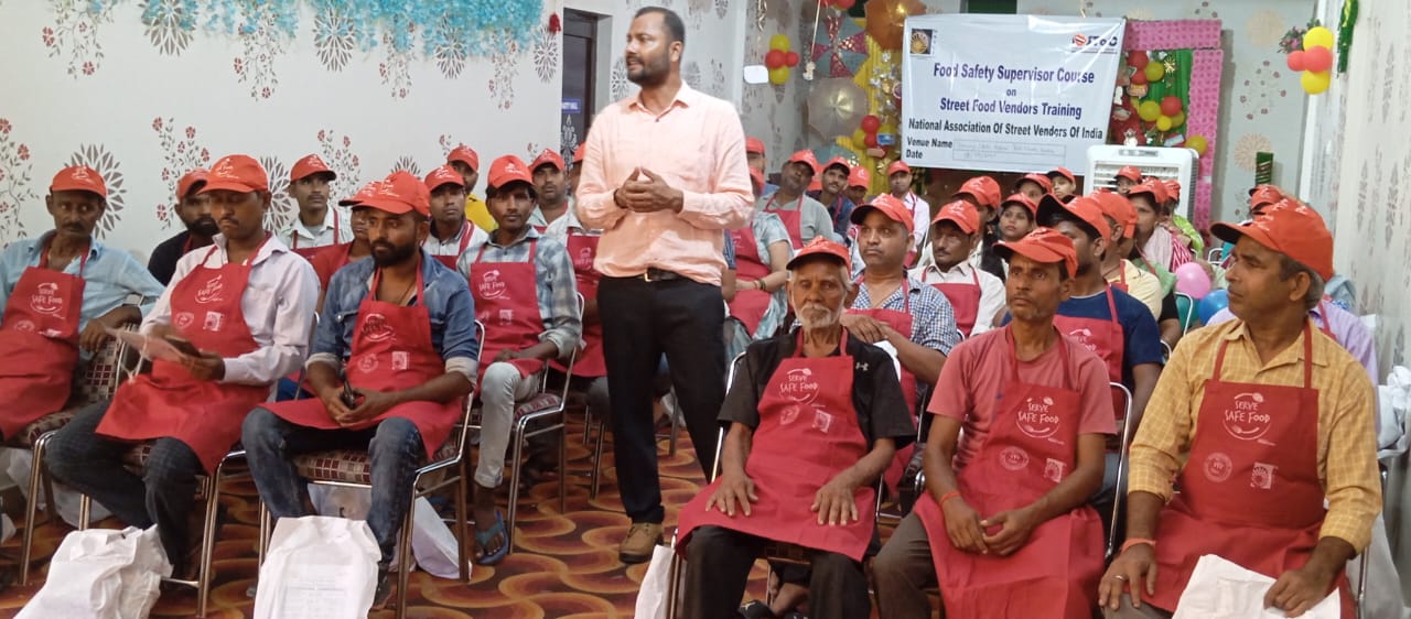 खाद्य विभाग ने स्ट्रीट फूड वेंडर्स ले लिए18 से 22 अगस्त तक चलाया प्रशिक्षण कार्यक्रम