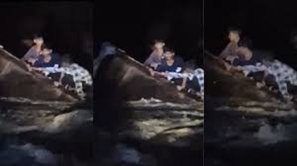 भड़ंगा नदी के रपटे पर तेज बहाव से ट्रैक्टर-ट्रॉली पलटी भड़ंगा नदी के रपटे पर तेज बहाव से ट्रैक्टर-ट्रॉली पलटी