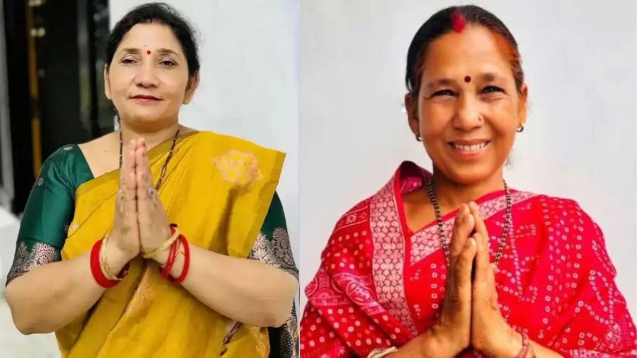 नैनीताल की नव निर्वाचित अध्यक्ष व उपाध्यक्ष