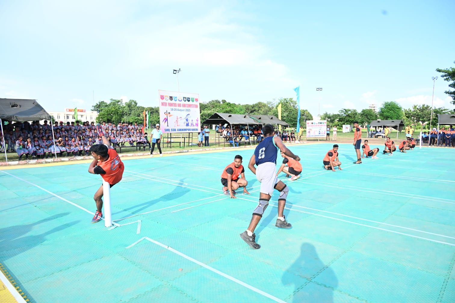 खो खो प्रतियोगिता में प्रतिभा का प्रदर्शन करते एसएसबी के जवान खो खो प्रतियोगिता में प्रतिभा का प्रदर्शन करते एसएसबी के जवान