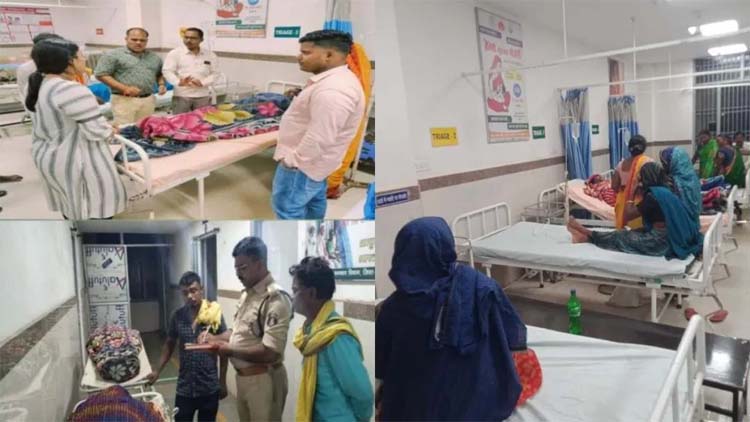 आकाशीय बिजली की चपेट में आने से घायल महिलाआं का उपचार जारी आकाशीय बिजली की चपेट में आने से घायल महिलाआं का उपचार जारी