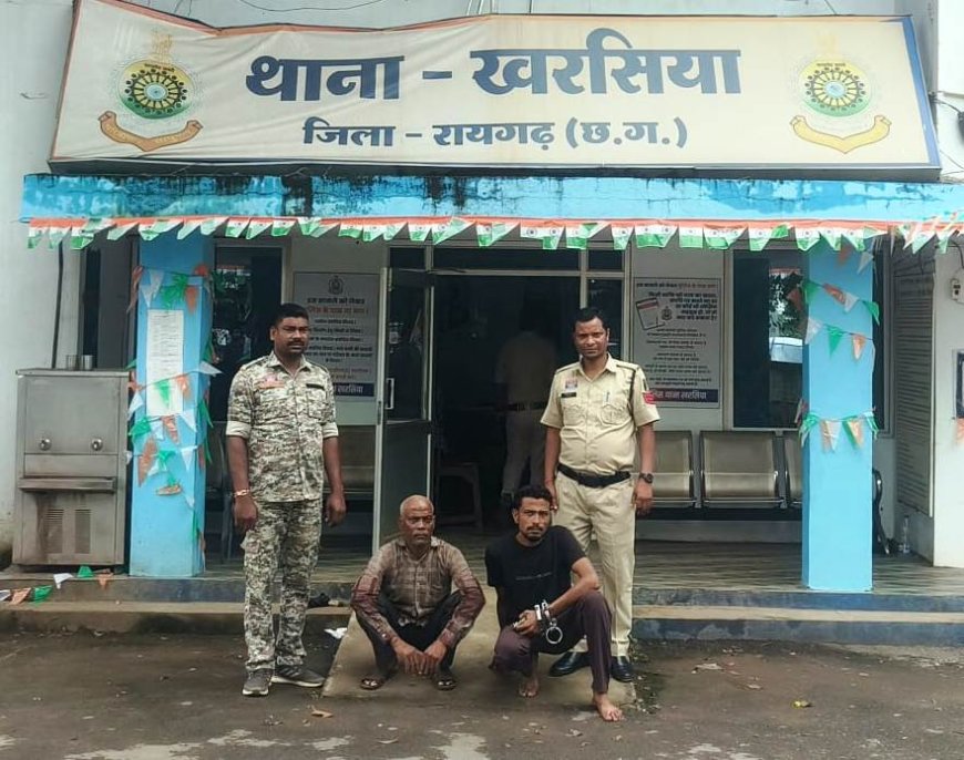 पुलिस के गिरफ्त में आरोपी पुलिस के गिरफ्त में आरोपी