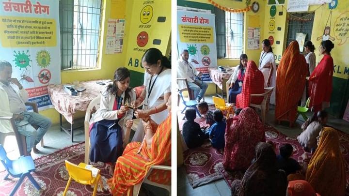 इंदौरः संक्रामक रोगों की रोकथाम के लिए आयुष्मान आरोग्य शिविरों का हुआ आयोजन इंदौरः संक्रामक रोगों की रोकथाम के लिए आयुष्मान आरोग्य शिविरों का हुआ आयोजन