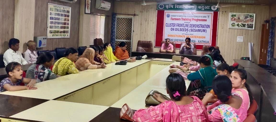 KVK Kathua empowered farmers through oilseed cultivation training program