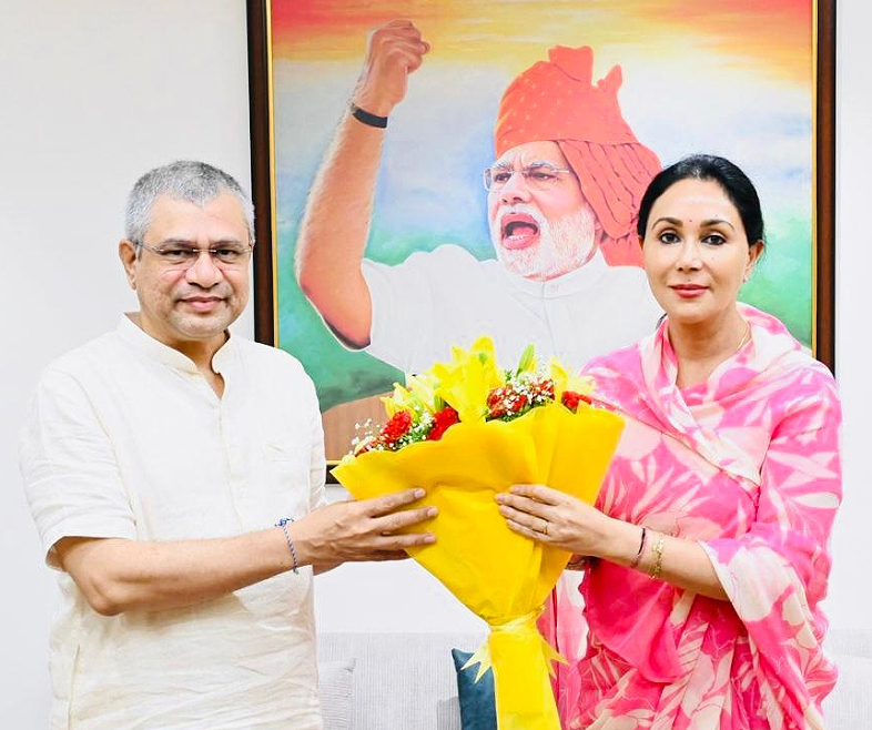 उपमुख्यमंत्री दीया कुमारी ने रेल मंत्री से की भेंट, राजस्थान के लिए नई पर्यटक ट्रेन का आग्रह