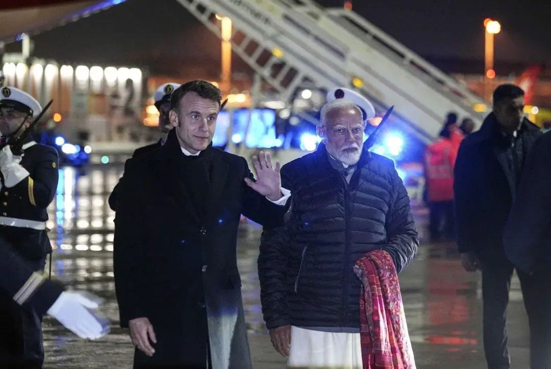 Prime Minister of India and French president Prime Minister of India and French president