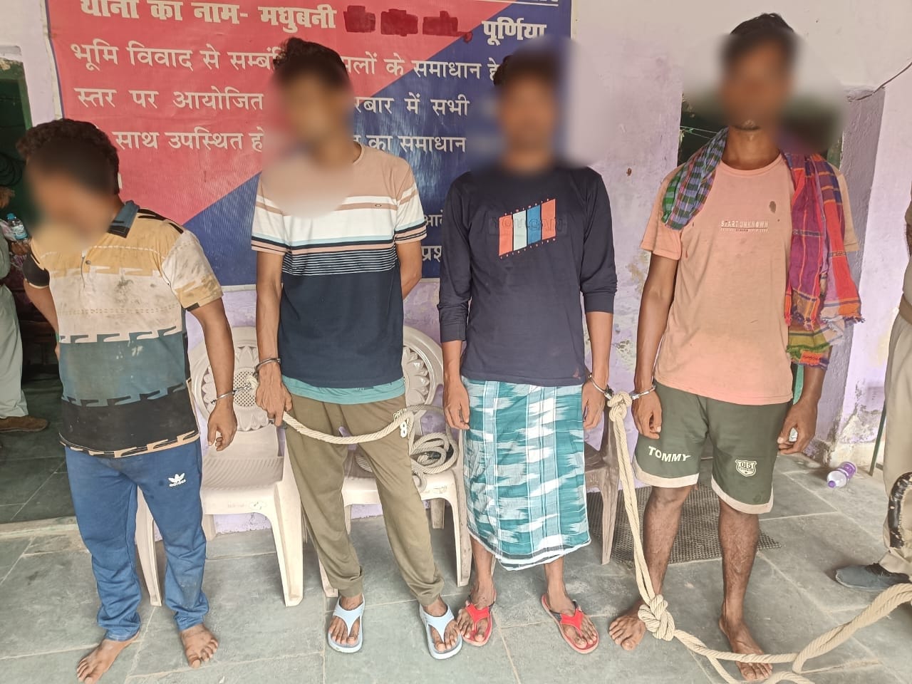 गिरफ्तार आरोपी