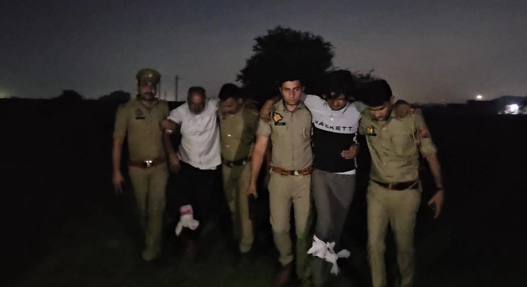 घायल आरोपी