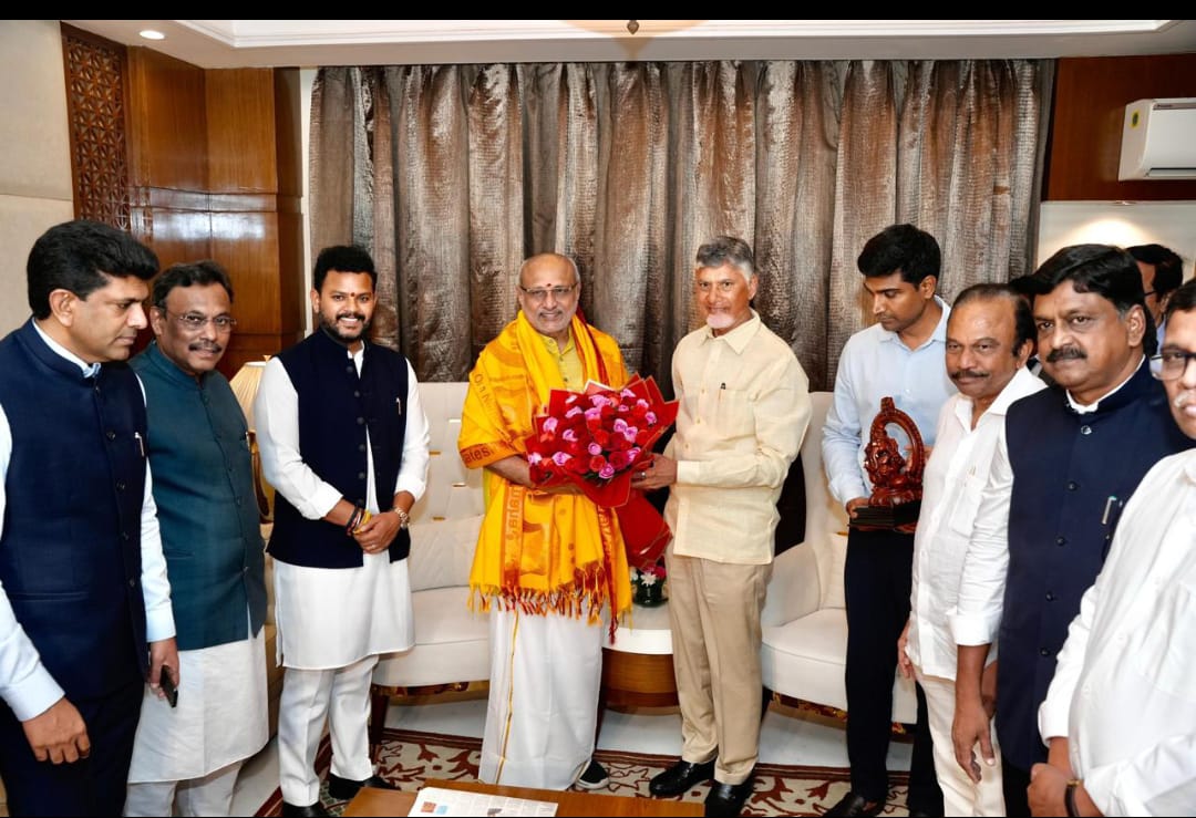 चंद्रबाबू नायडू ने किया सीपी राधाकृष्णन का समर्थन चंद्रबाबू नायडू ने किया सीपी राधाकृष्णन का समर्थन
