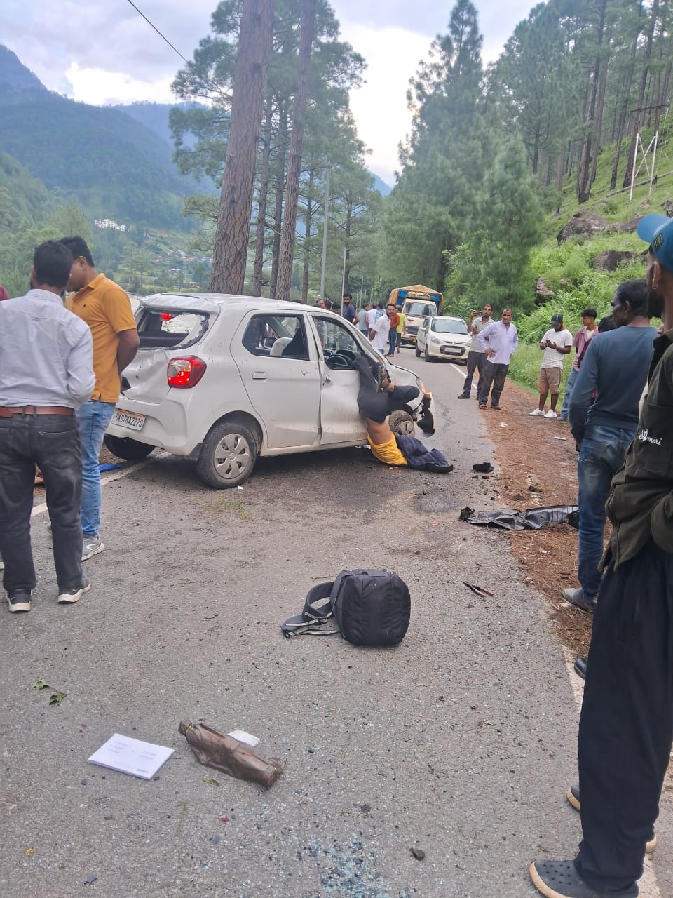 मोरी -नैटवाड़ मोटर मार्ग पर सड़क हादसा युवक की दर्दनाक मौत।। मोरी -नैटवाड़ मोटर मार्ग पर सड़क हादसा युवक की दर्दनाक मौत।।