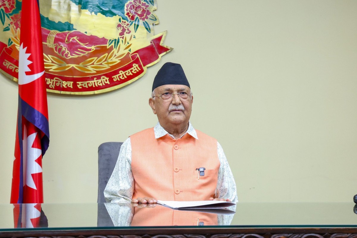 प्रधानमंत्री के पी शर्मा ओली प्रधानमंत्री के पी शर्मा ओली