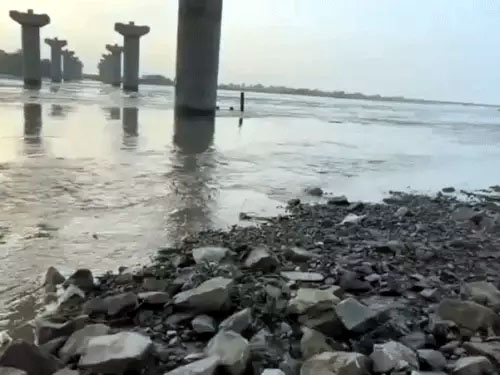 यमुना का घटा हुआ जलस्तर