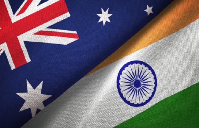 भारत-ऑस्ट्रेलिया के लोगो का प्रतीकात्मक चित्र भारत-ऑस्ट्रेलिया के लोगो का प्रतीकात्मक चित्र