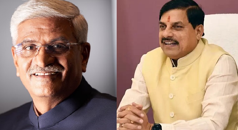 केंद्रीय मंत्री गजेंद्र सिंह शेखावत और मुख्यमंत्री डॉ. मोहन यादव (फाइल फोटो)