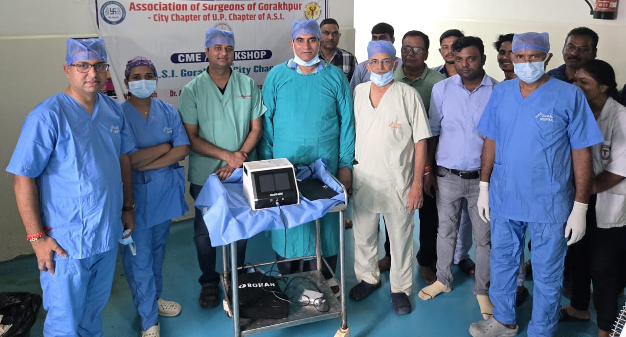 युद्धभूमि से ऑपरेशन थियेटर तक पहुँची रेडियो फ्रीक्वेंसी, शाही ग्लोबल हॉस्पिटल बना साक्षी*