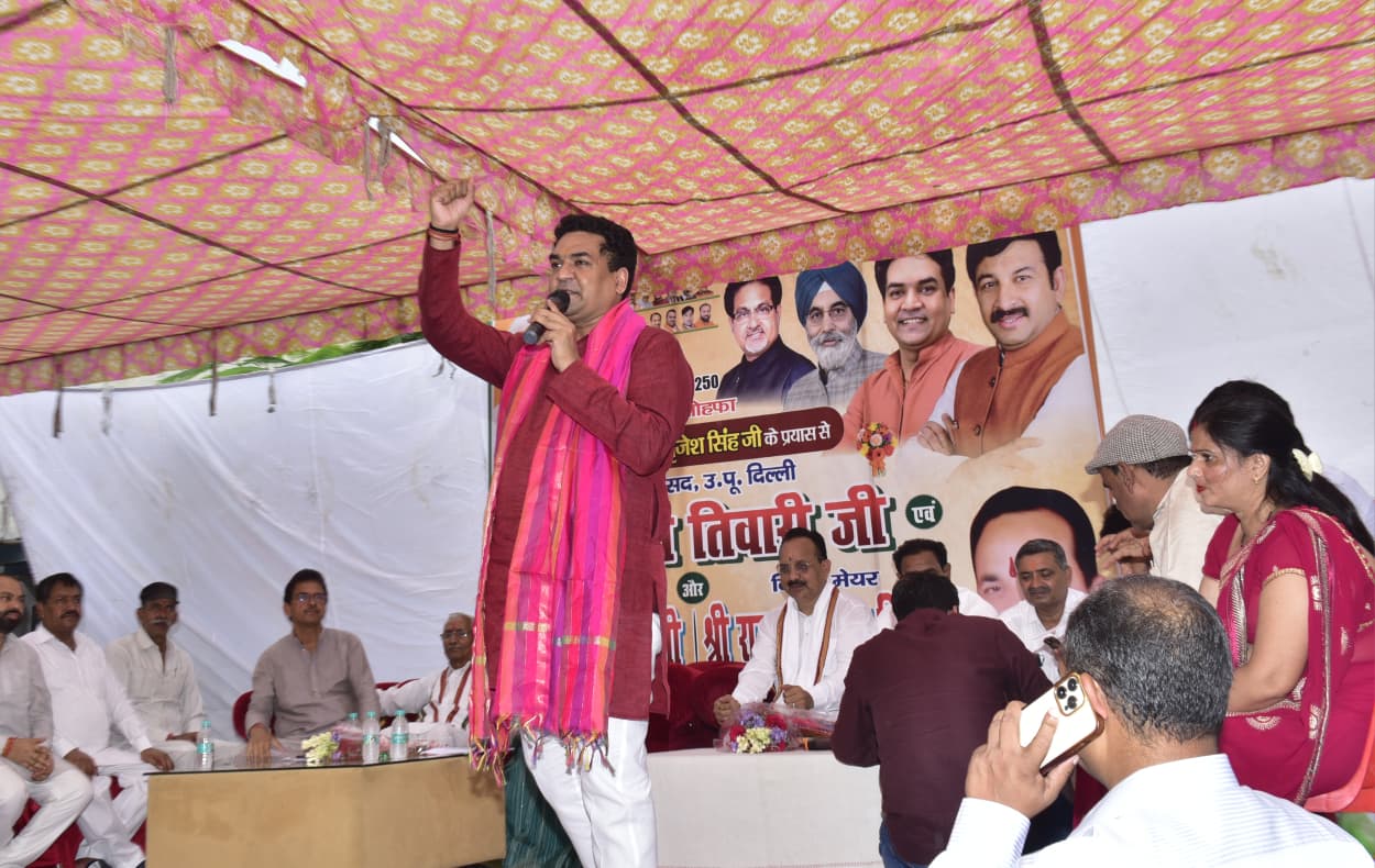 करावल नगर विधानसभा के सभापुर क्षेत्र में सोमवार को कार्यक्रम को संबोधित करते मंत्री कपिल मिश्रा करावल नगर विधानसभा के सभापुर क्षेत्र में सोमवार को कार्यक्रम को संबोधित करते मंत्री कपिल मिश्रा