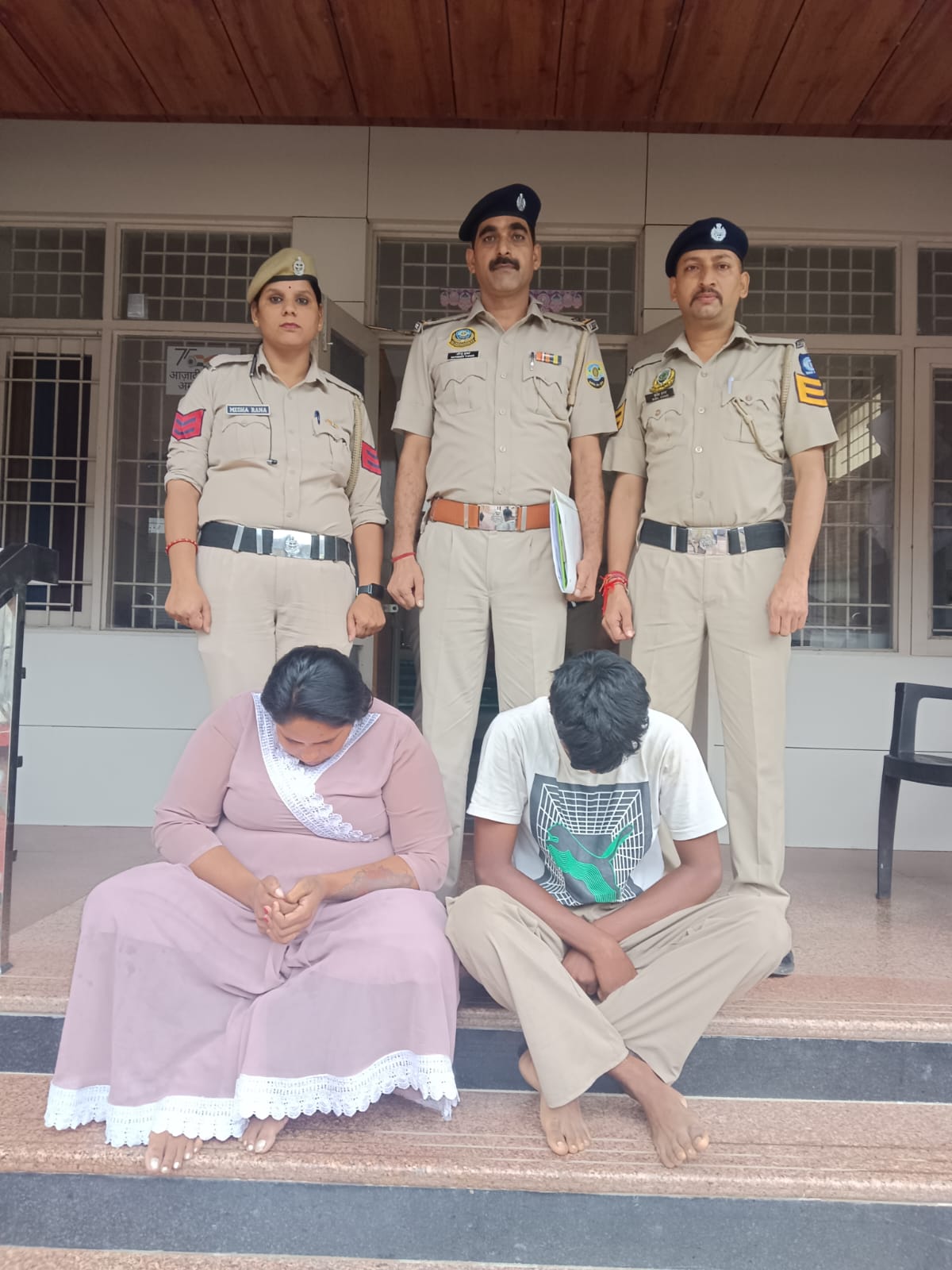 चिट्टे के मामले में पकड़े गए आरोपित। चिट्टे के मामले में पकड़े गए आरोपित।