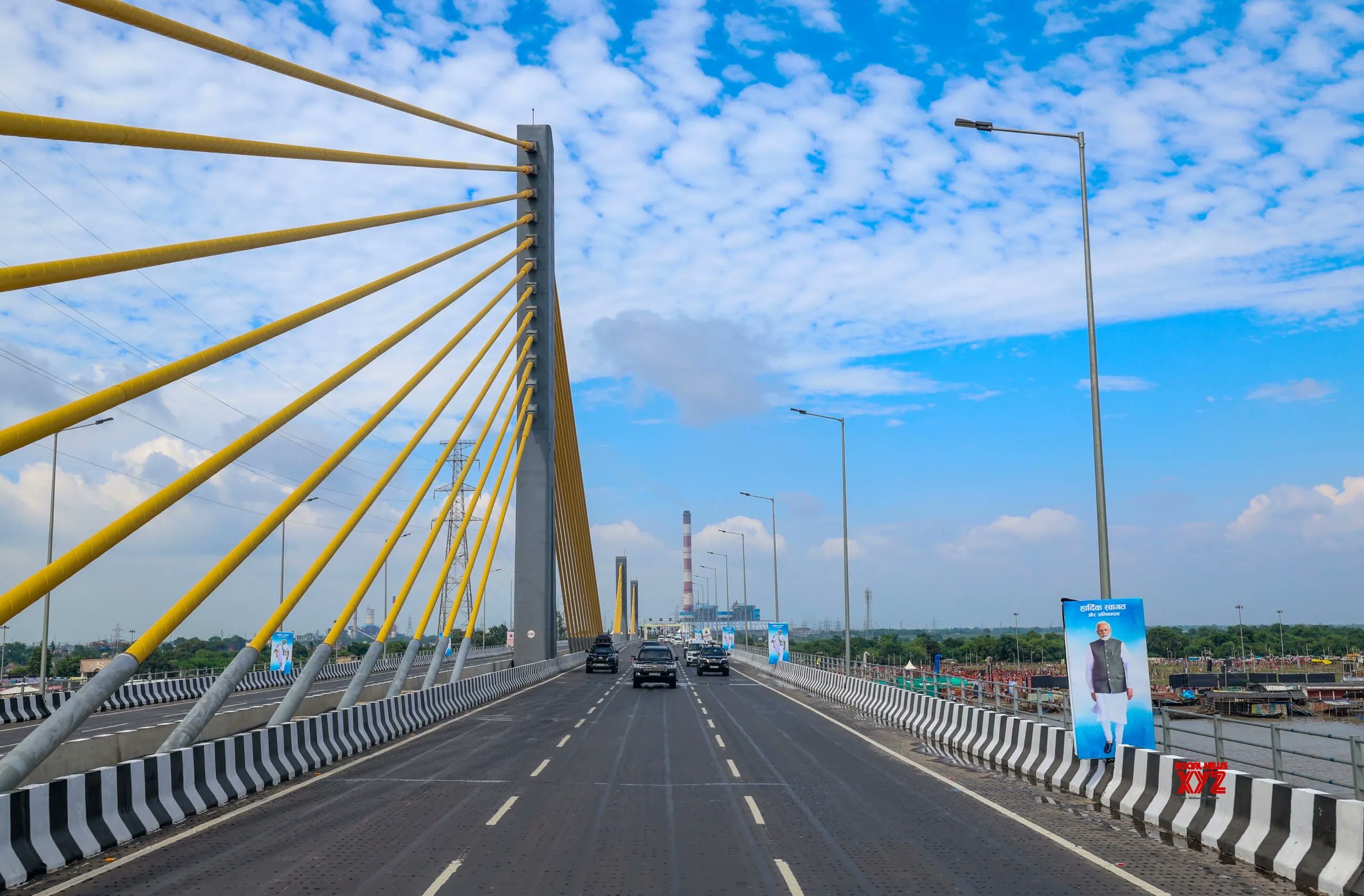 बिहार का छह लेन वाला औंटा सिमरिया ब्रिज की फोटो बिहार का छह लेन वाला औंटा सिमरिया ब्रिज की फोटो