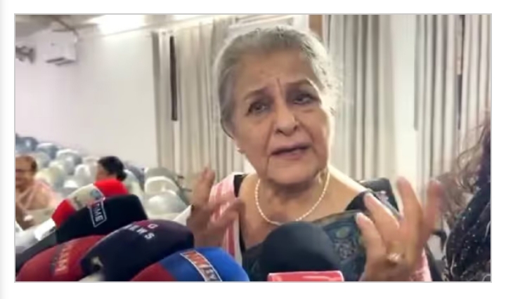 Activist and ex-member of the Planning Commission Syeda Saiyidain Hameed,