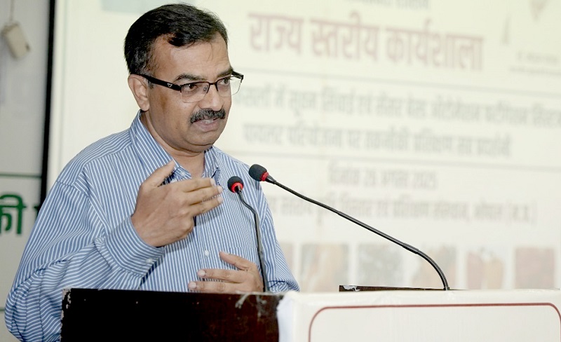 उद्यानिकी फसलों के लिए सूक्ष्म सिंचाई एवं सेंसर बेस्ड ऑटोमेशन फर्टीगेशन सिस्टम विषय पर हुई कार्यशाला