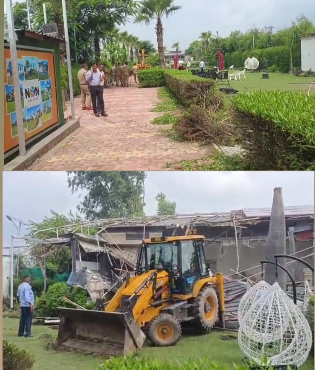यमुना नदी के डूब क्षेत्र मे बने अवैध फार्म हाउसों पर चला नोएडा प्राधिकरण का बुलडोजर, दर्जनों हुए ध्वस्त यमुना नदी के डूब क्षेत्र मे बने अवैध फार्म हाउसों पर चला नोएडा प्राधिकरण का बुलडोजर, दर्जनों हुए ध्वस्त
