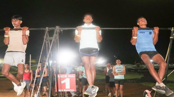 विदिशाः सेना भर्ती रैली विदिशाः सेना भर्ती रैली