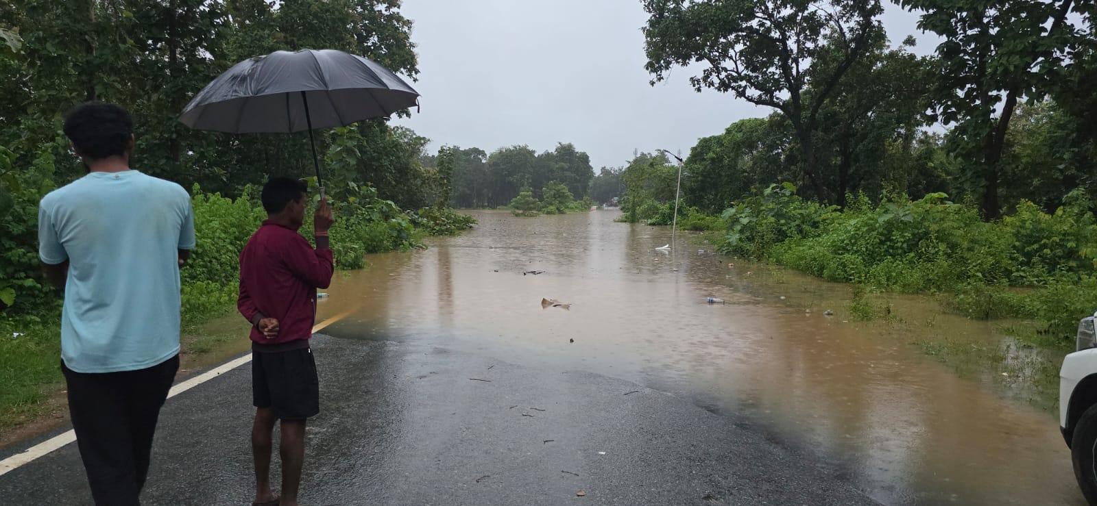 सुकमा में लगातार बारिश के कारण शबरी नदी का जल स्तर बढ़ने से नेशनल हाईवे 30 बंद, सुकमा में लगातार बारिश के कारण शबरी नदी का जल स्तर बढ़ने से नेशनल हाईवे 30 बंद,