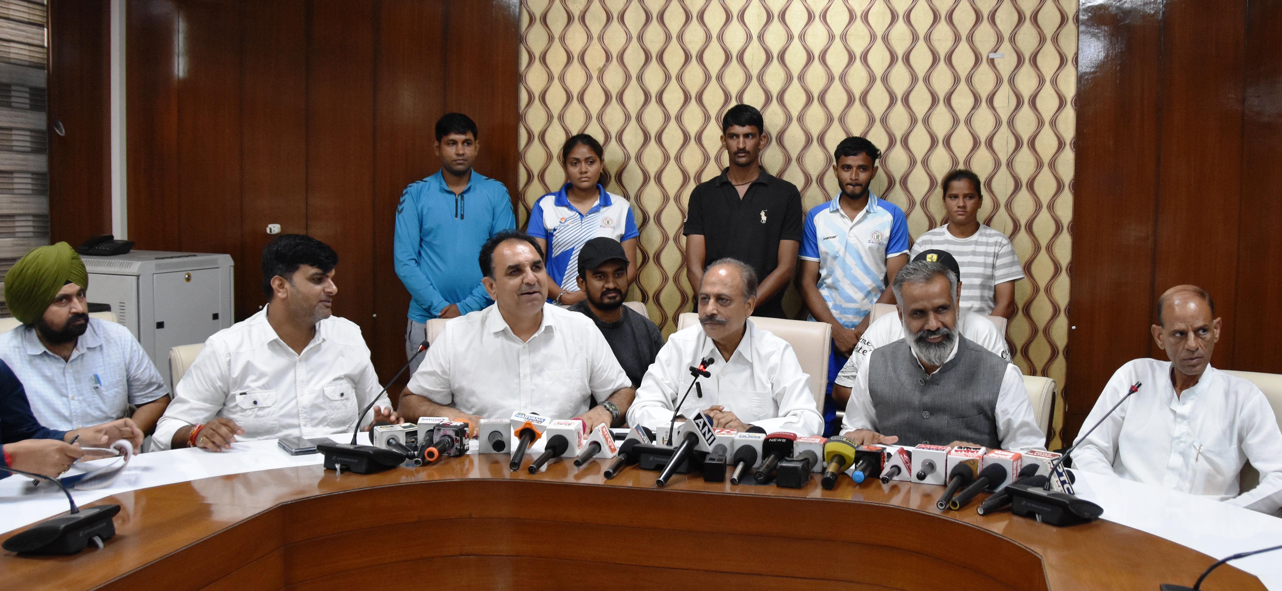 नेशनल नेटबॉल विकास समिति एवं हरियाणा नेटबॉल एसोसिएशन के अध्यक्ष हरि ओम कौशिक ने की प्रेसवार्ता