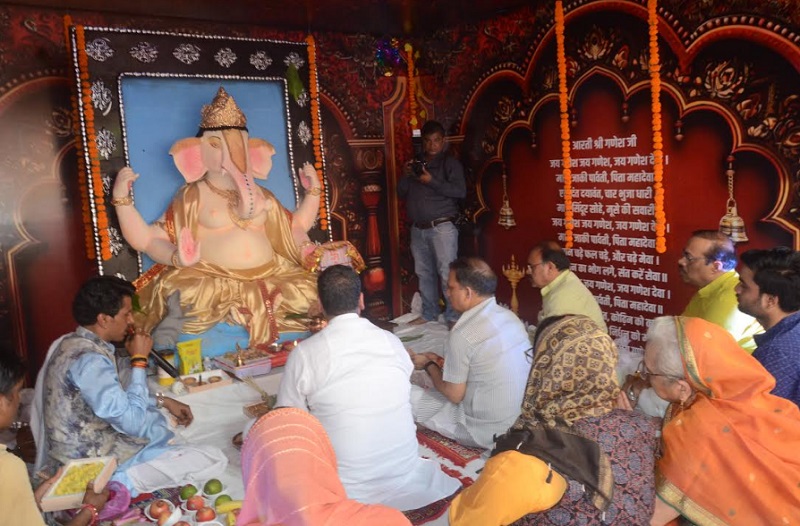 भोपाल भाजपा कार्यालय में गणेश जी की प्रतिमा स्थापित की गई भोपाल भाजपा कार्यालय में गणेश जी की प्रतिमा स्थापित की गई