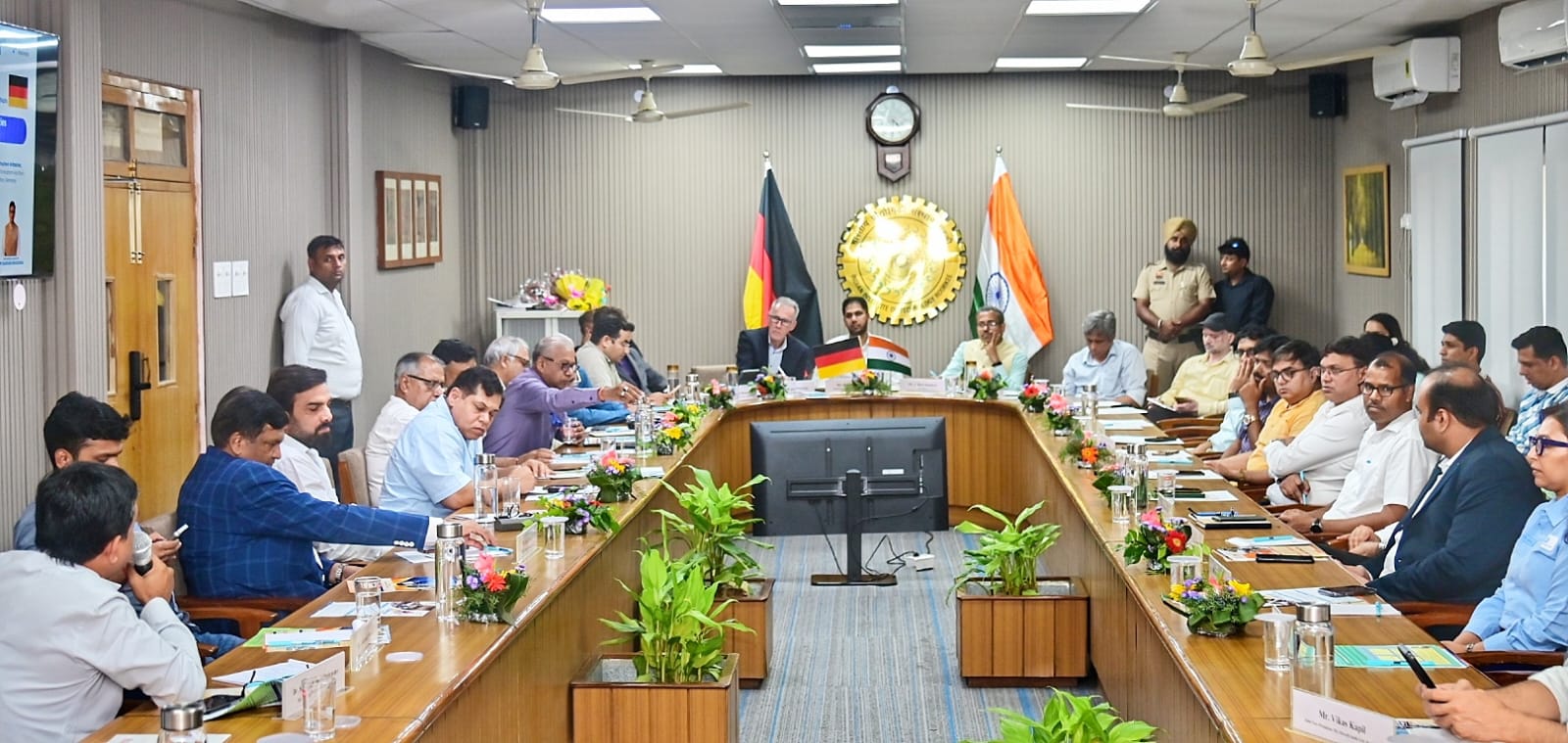 जर्मनी प्रतिनिधि मंडल के साथ बैठक