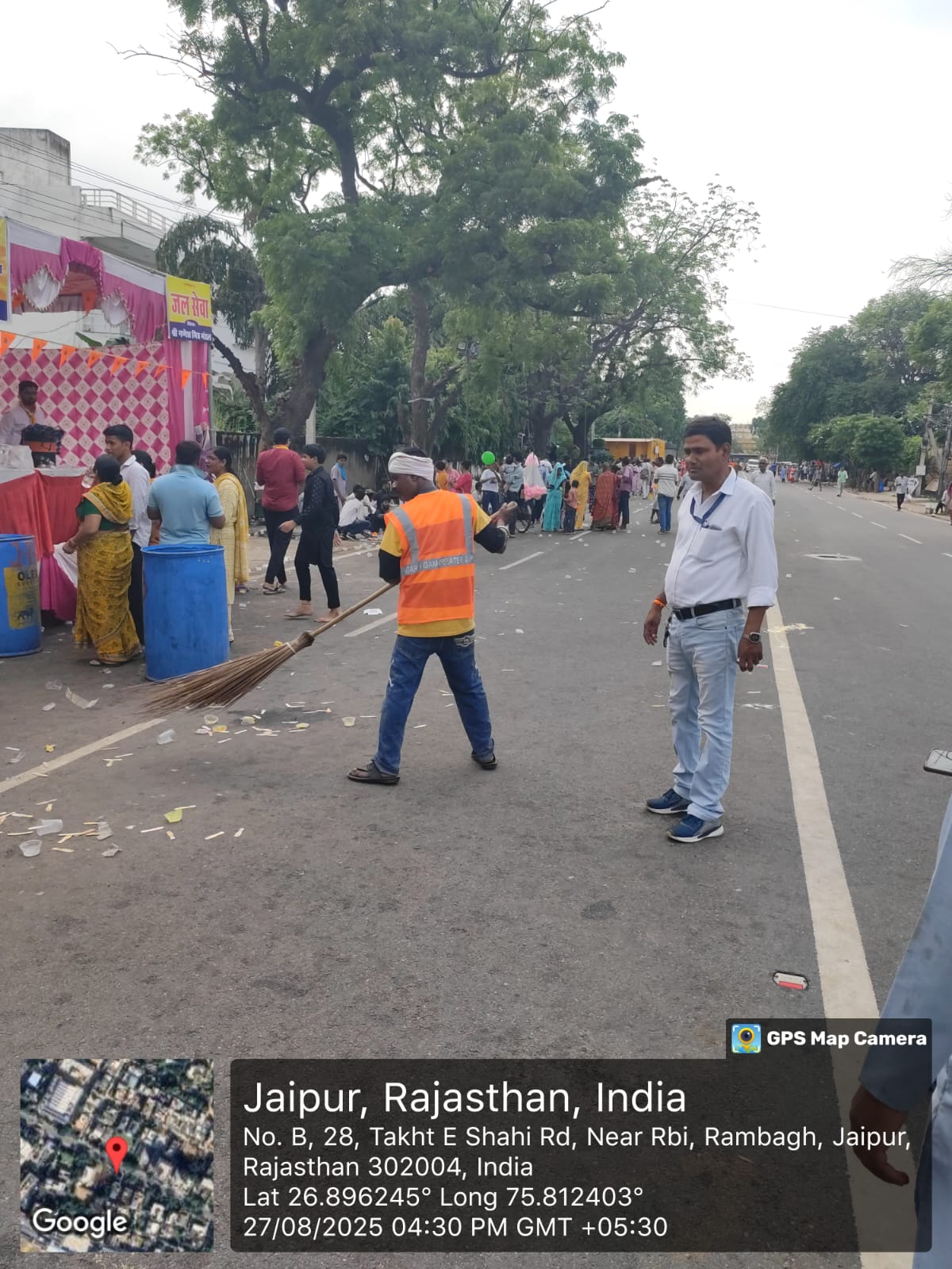 गणेश चतुर्थी पर्व पर सफाई व्यवस्थाओं के लिये नगर निगम ग्रेटर ने कसी कमर