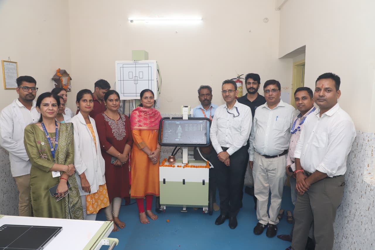 राष्ट्रीय आयुर्वेद संस्थान में अस्पताल में पोर्टेबल डिजिटल एक्स-रे मशीन का शुभारंभ राष्ट्रीय आयुर्वेद संस्थान में अस्पताल में पोर्टेबल डिजिटल एक्स-रे मशीन का शुभारंभ