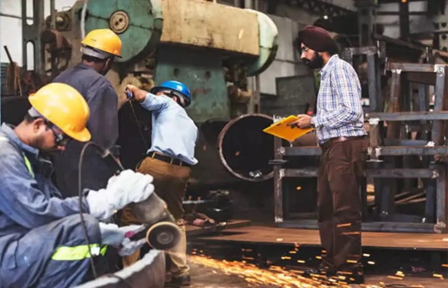 औद्योगिक उत्पादन के लोगो का प्रतीकात्मक चित्र औद्योगिक उत्पादन के लोगो का प्रतीकात्मक चित्र